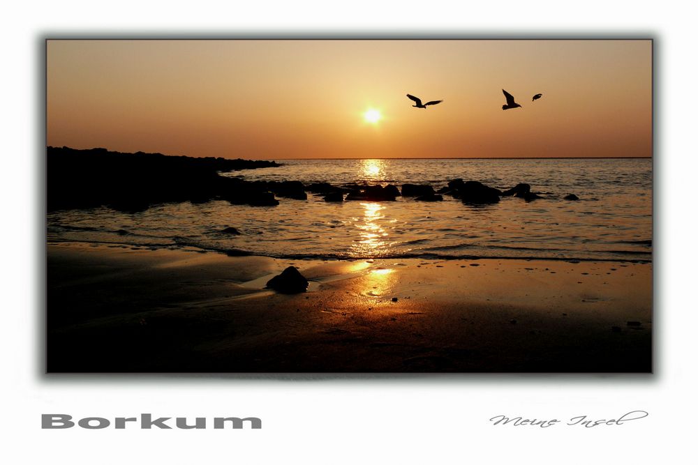 Borkum 2012 - Heute Abend am Nordstrand