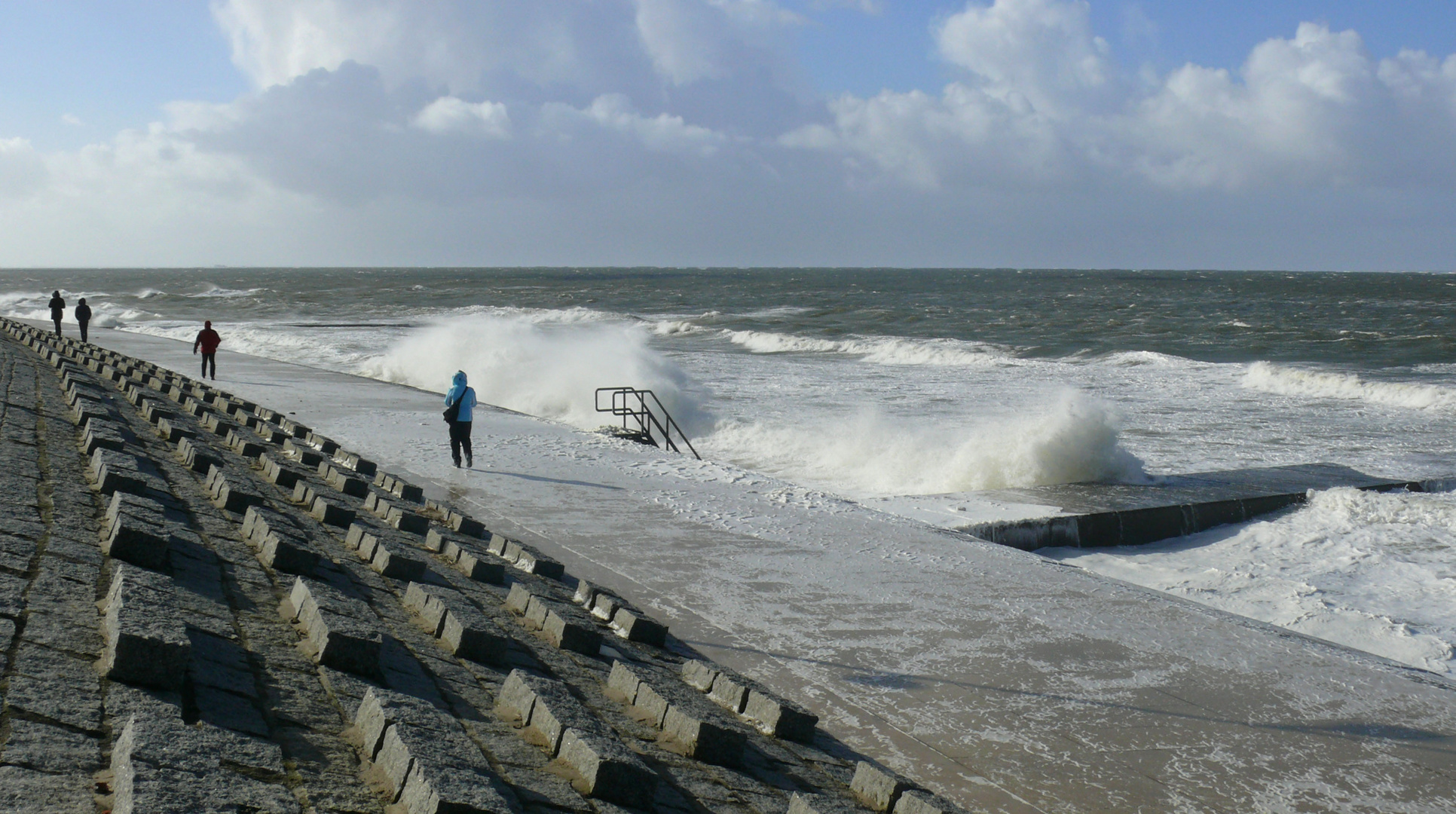 Borkum 2015 - Der Sturm hat etwas nachgelassen ...