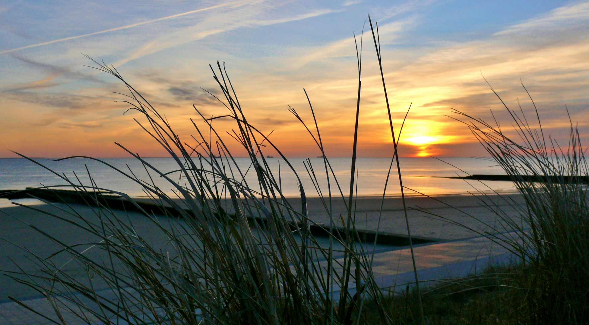 Borkum 2015 - Heutiger Sonnenuntergang