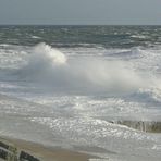 Borkum 2015 - Sturmflut auf der Insel (2)