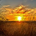 Borkum 2016 - Heutiger Sonnenuntergang am Nordstrand