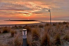 Borkum 2018 - Sonnenuntergang am Nordstrand