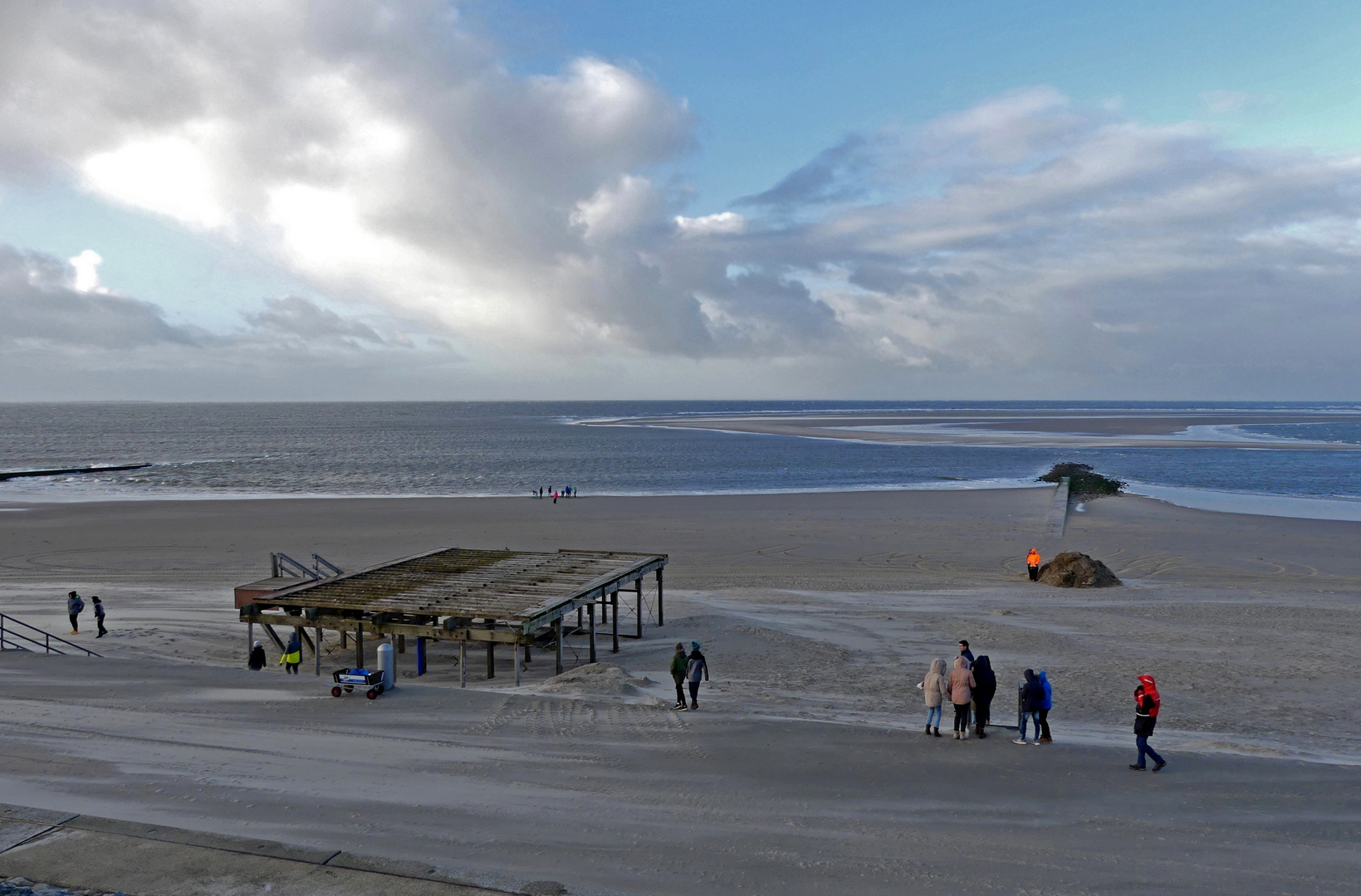 Borkum 2019 - Januar-Wetter