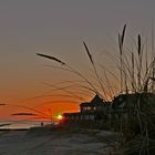 Borkum - Abendhimmel an der "Heimlichen Liebe"