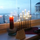 Borkum, abendliche Stimmung an der Promenade