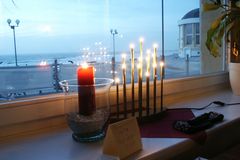 Borkum, abendliche Stimmung an der Promenade