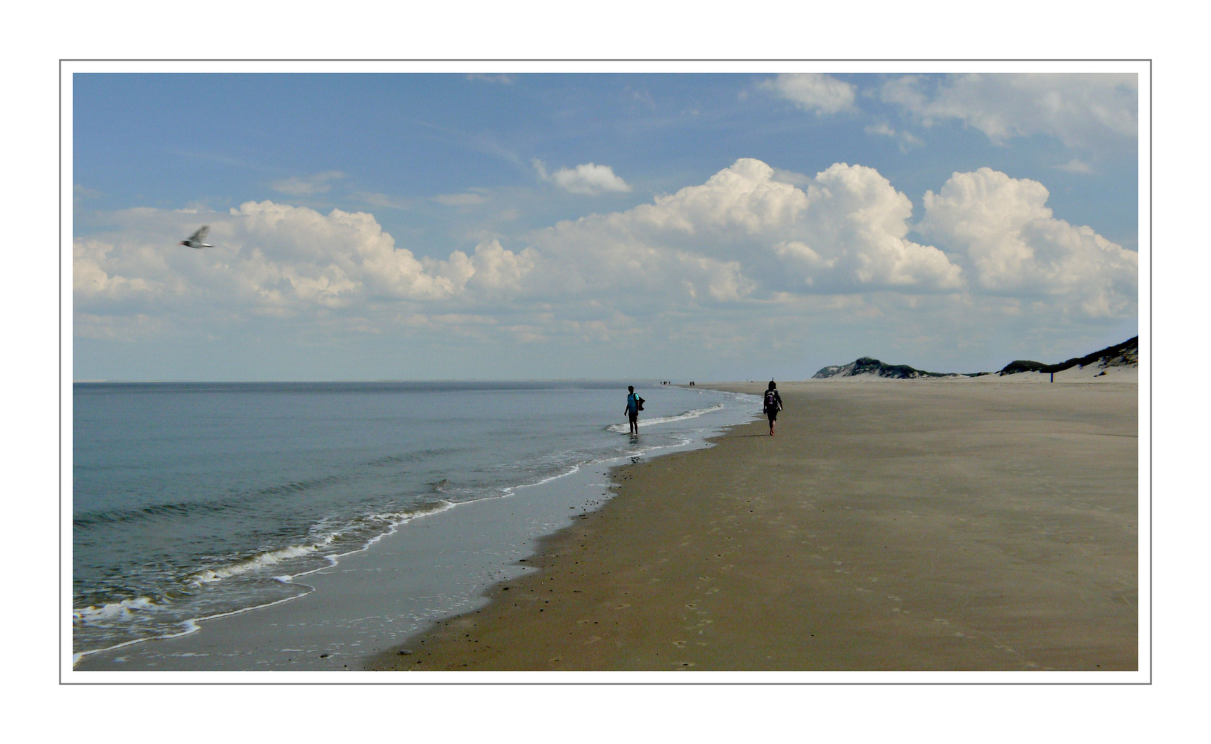 Borkum - Auf meiner Lieblingsstrecke Richtung Hooge Hörn