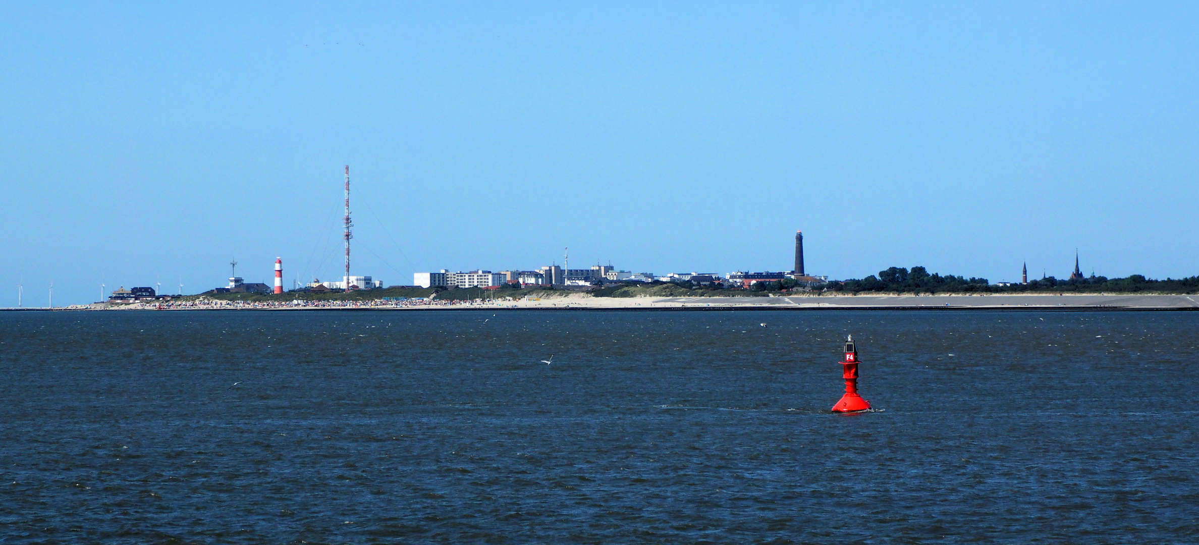 Borkum aus der Ferne …