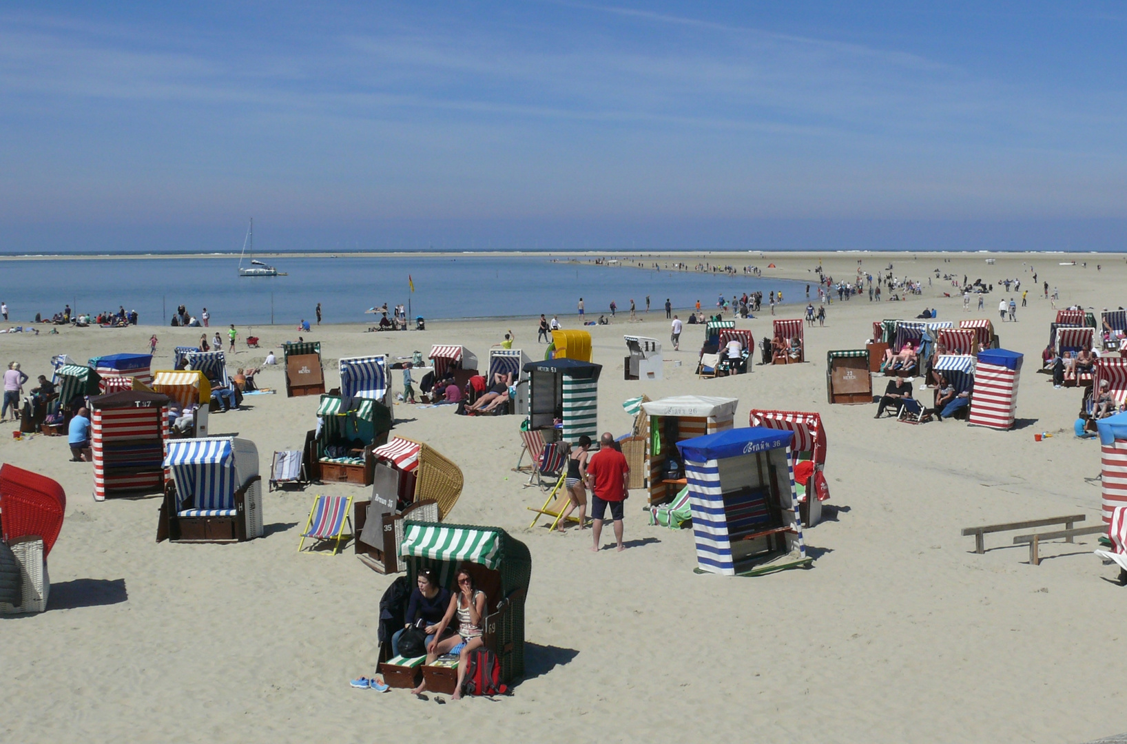 Borkum - Bilderbuchwetter am Pfingstsonntag