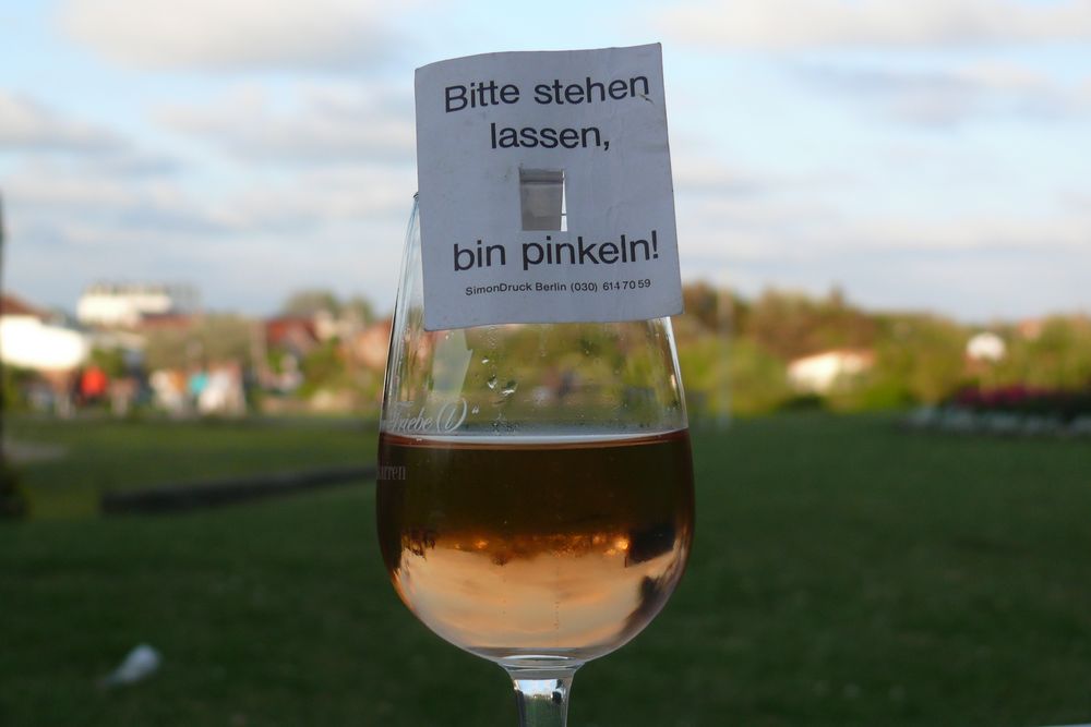 Borkum - "Bitte stehen lassen, bin pinkeln!"