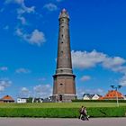 Borkum - Blick auf den "Neuen Leuchtturm" 