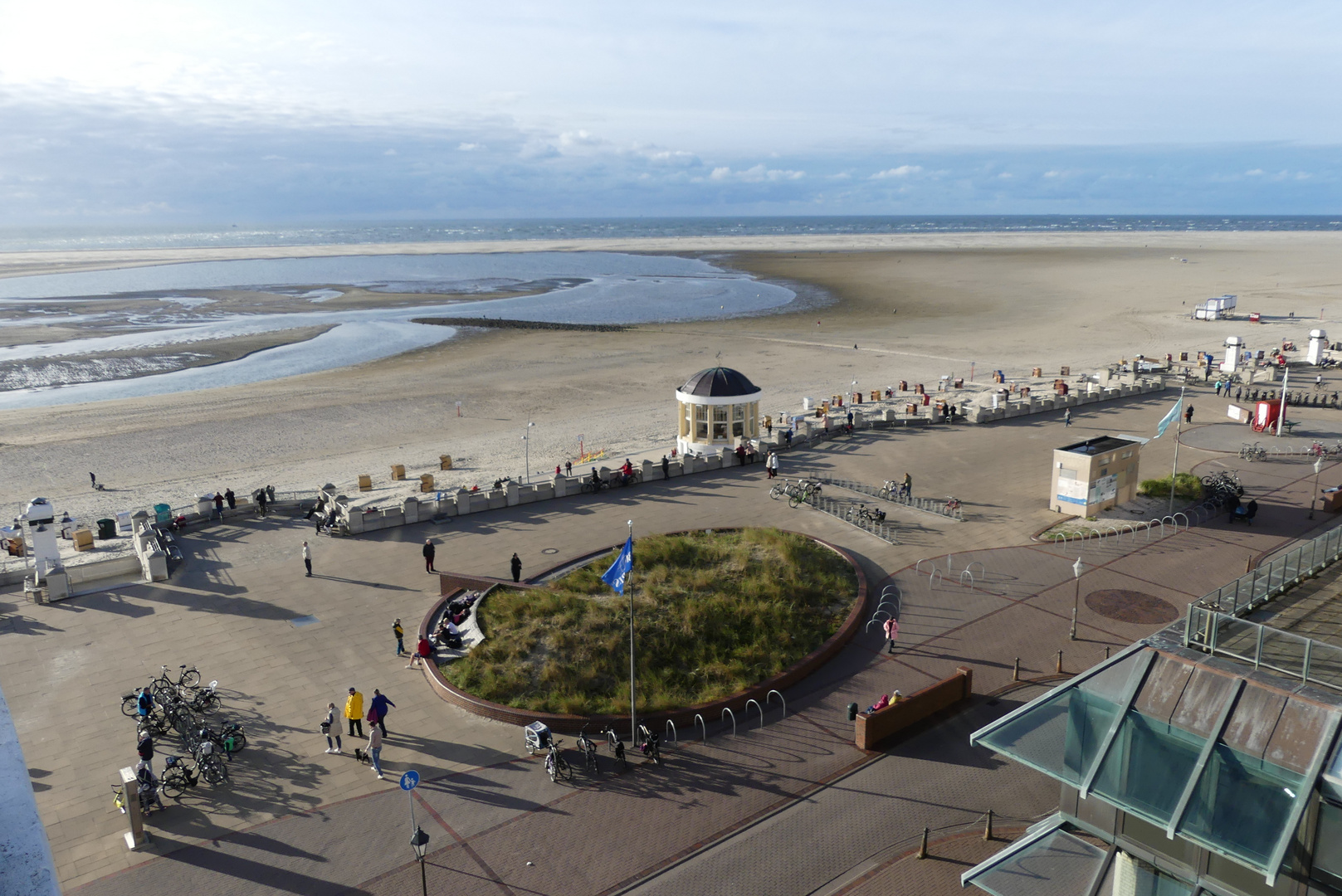 Borkum - Blick auf den Nordstrand 