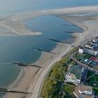 Borkum - Blick auf den Nordstrand und die Robbenbank