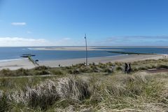 Borkum - Blick über's Dünengras ...