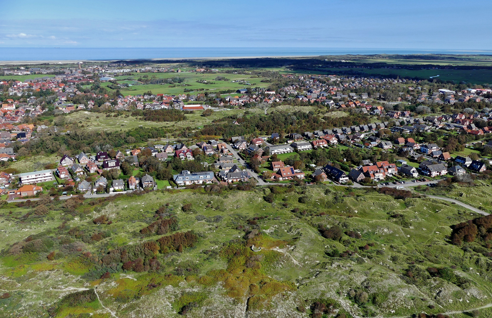 Borkum  -  Blick von oben