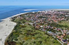 Borkum  -  Blickrichtung Nord