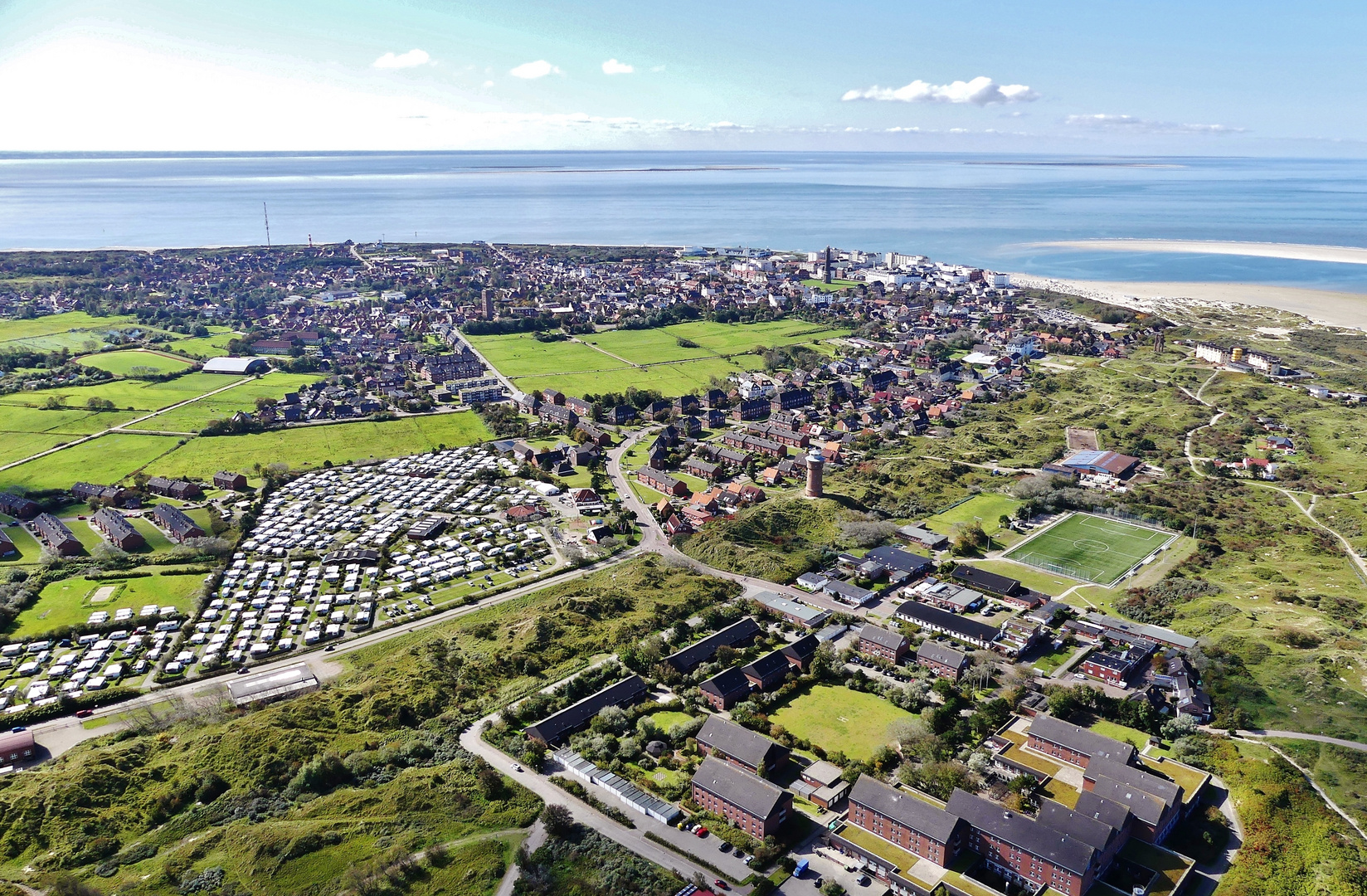 Borkum  -  Blickrichtung West