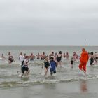 Borkum - Brrrrrrrrrrrrrrrr - ganz schön mutig bei diesem Wetter