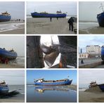 Borkum - Collage "Nordstrand I gestrandet"