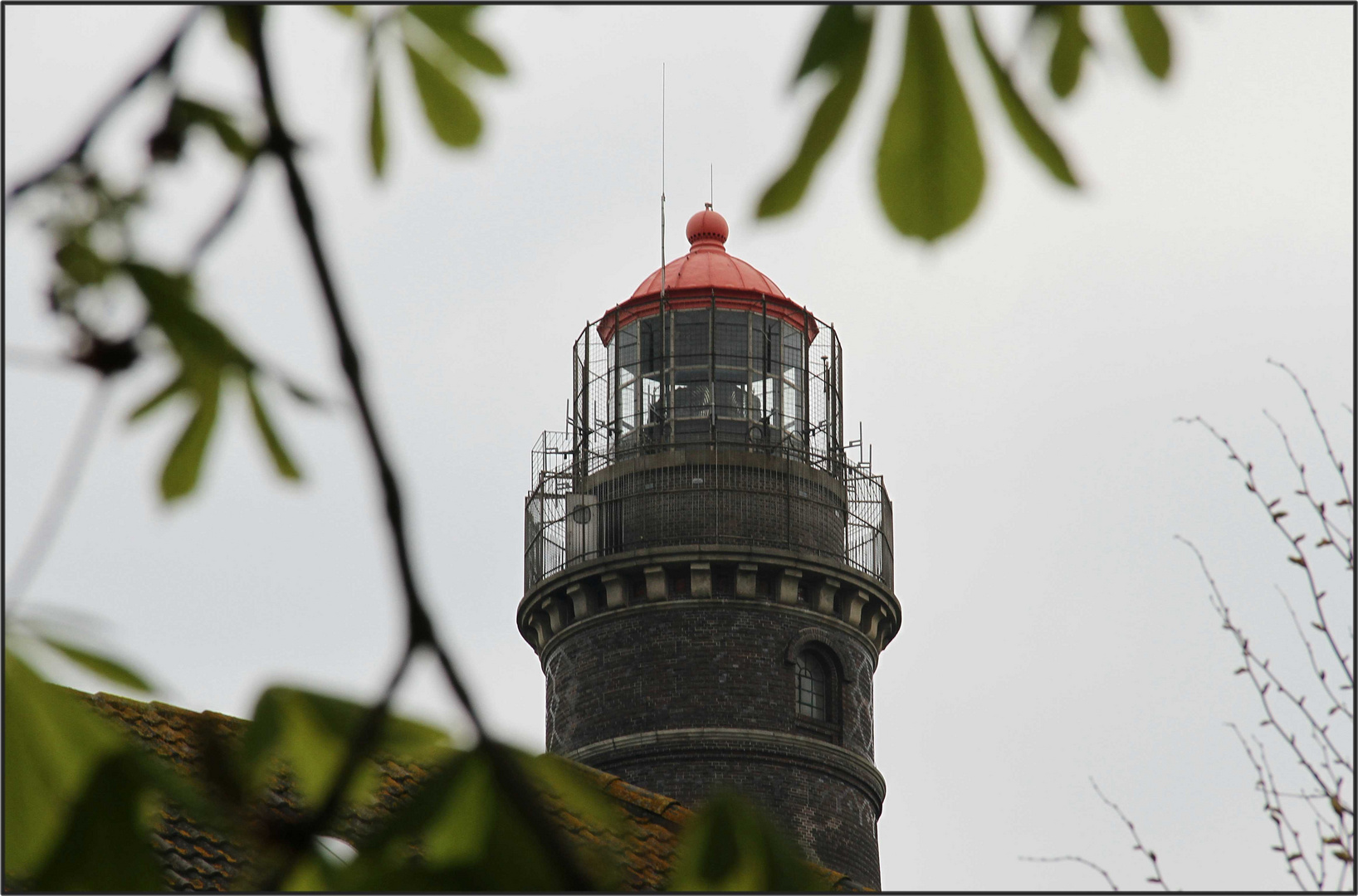 Borkum , der neue Leuchtturm ...