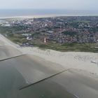 Borkum - Der Südstrand aktuell von oben ...