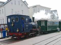 Borkum - die alte Dampflok