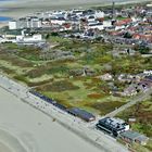 Borkum  - Die Insel zwischen Nord- und Südbad von oben