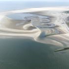 Borkum - Die Sandbank vor dem Nordstrand von oben ...