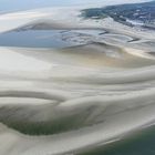 Borkum - Die Sandbank vor dem Nordstrand von oben