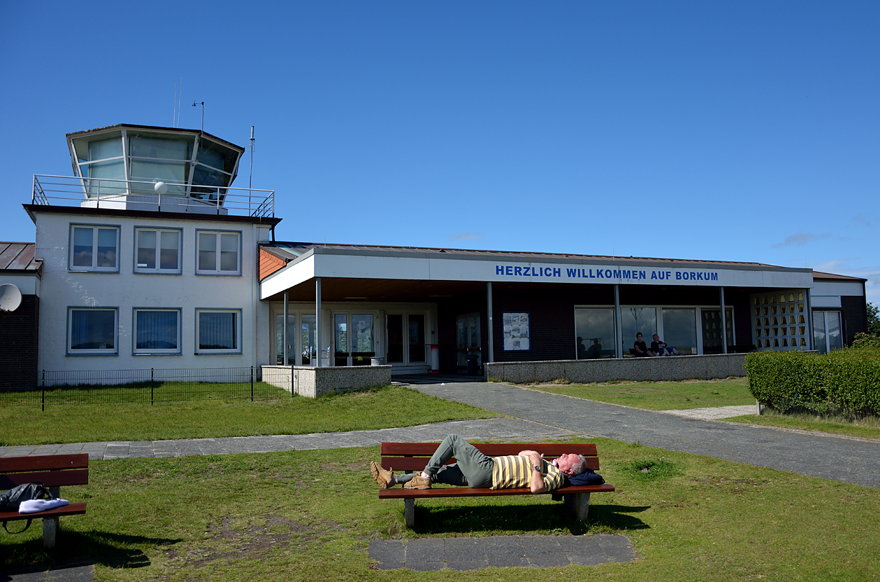 Borkum - ein Flugplatz zum Relaxen