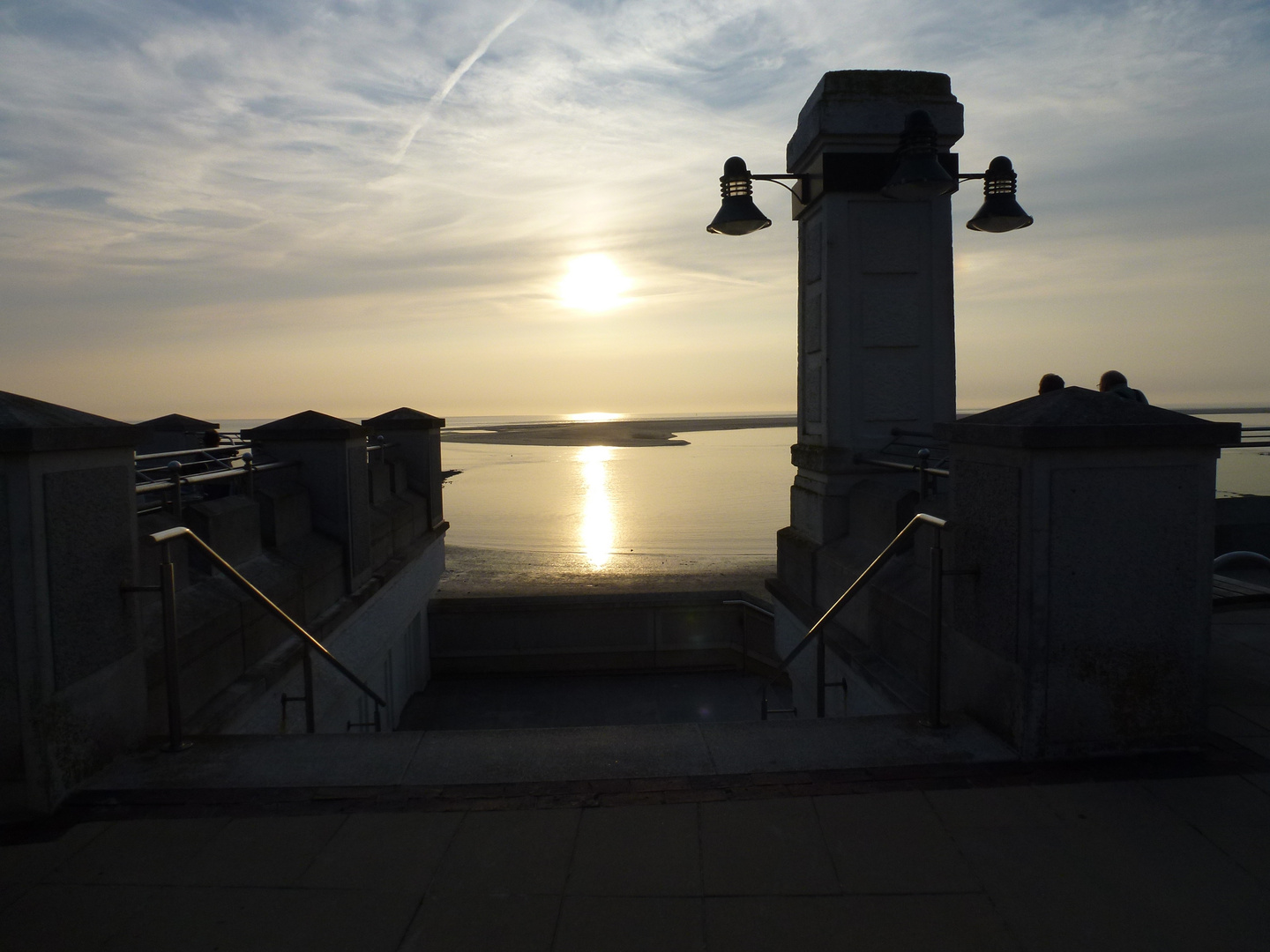 Borkum Ende August 2016 Sonnenuntergang