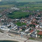 Borkum - Flug mit dem Tragschrauber (1) - Nordstrand und Ortszentrum