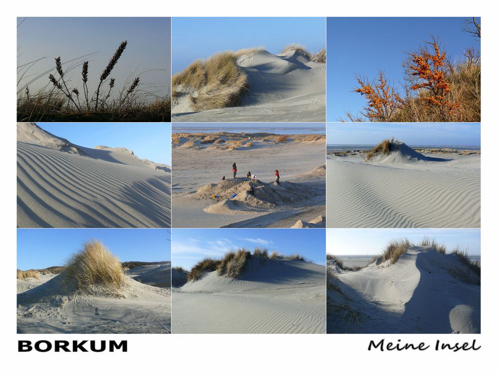 Borkum / Heute strahlte die Sonne