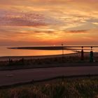 Borkum - Heutiger Sonnenuntergang 