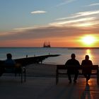 Borkum - Heutiger Sonnenuntergang