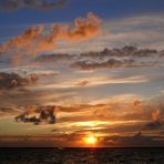 Borkum - Heutiger Sonnenuntergang