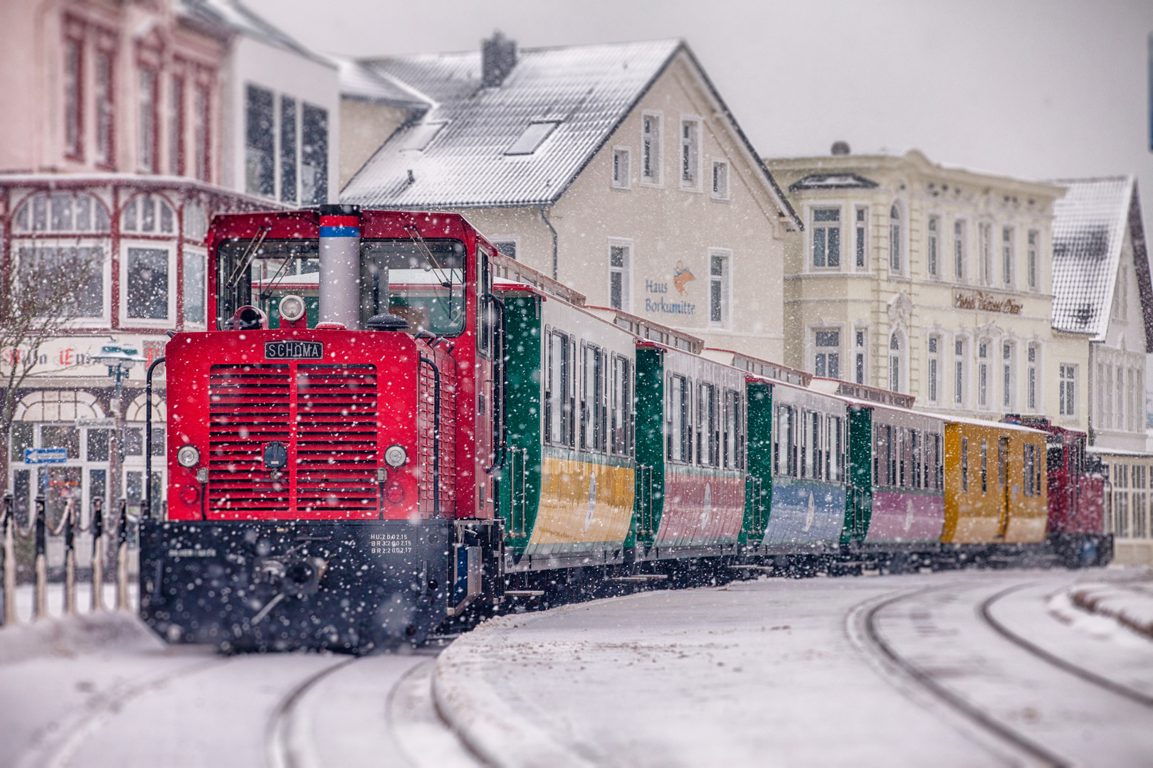 Borkum im Schnee