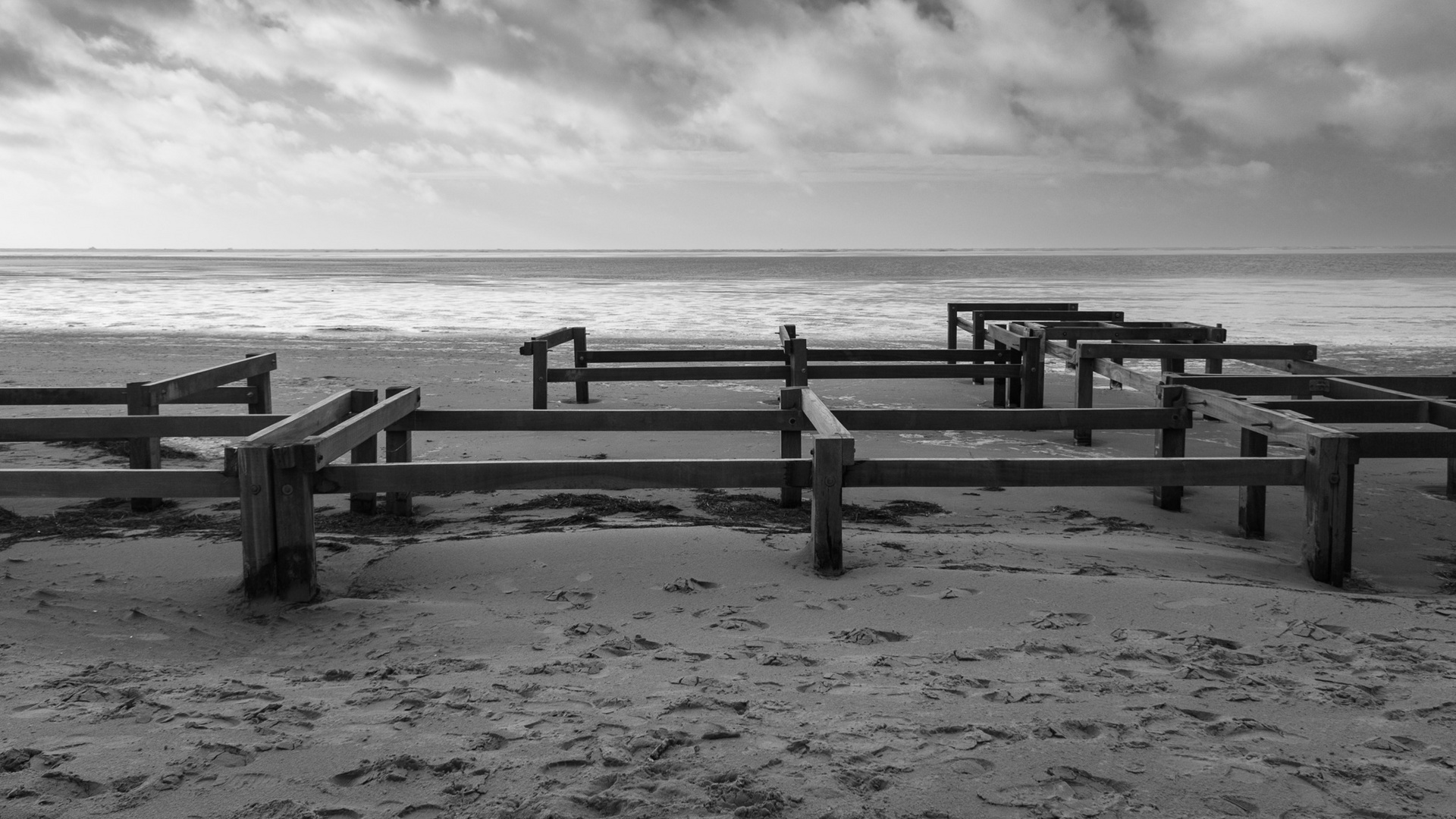 Borkum - Impressionen in schwarzweiß