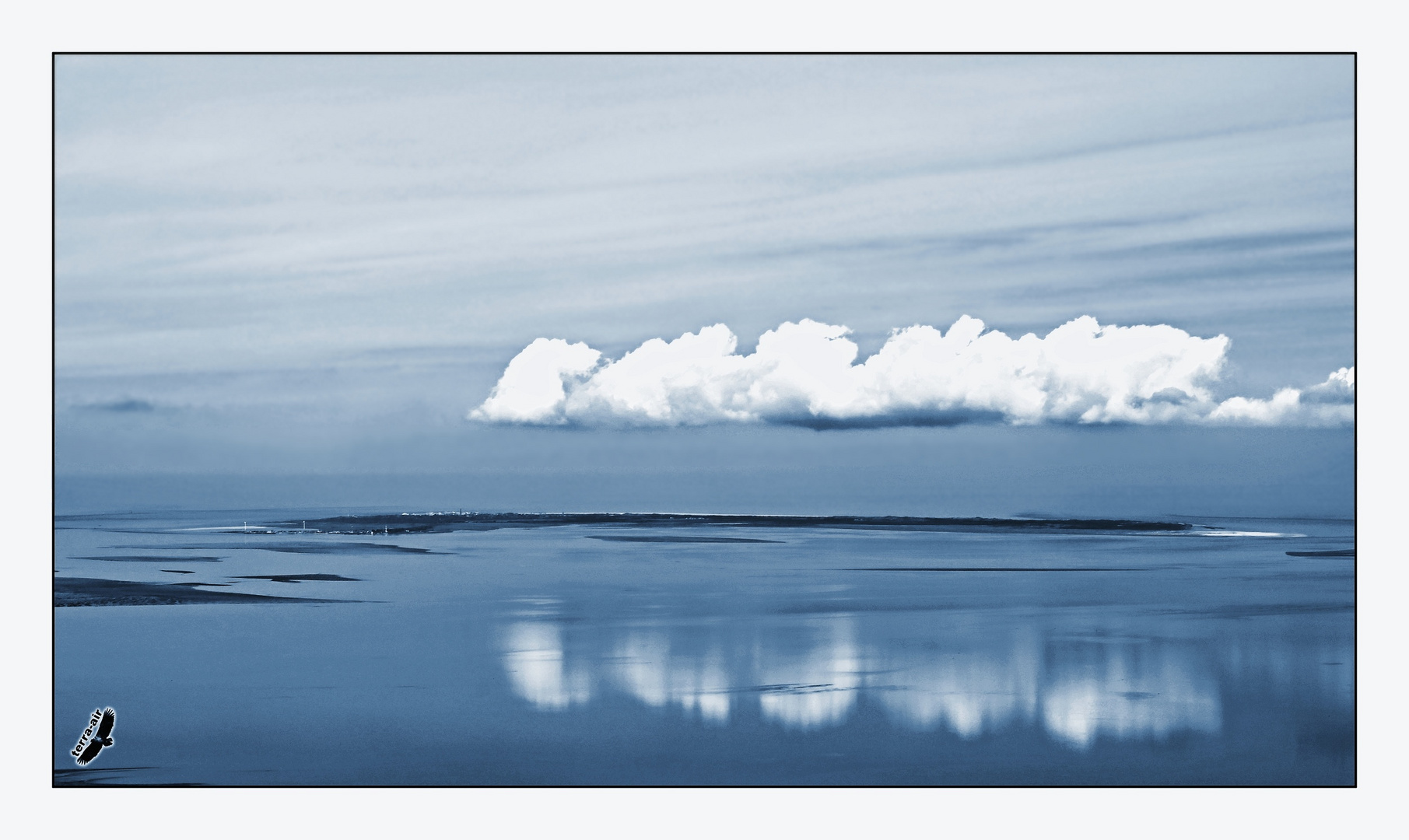 Borkum in Sicht