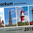 Borkum - Kalender-Titelblatt 2019 - A3