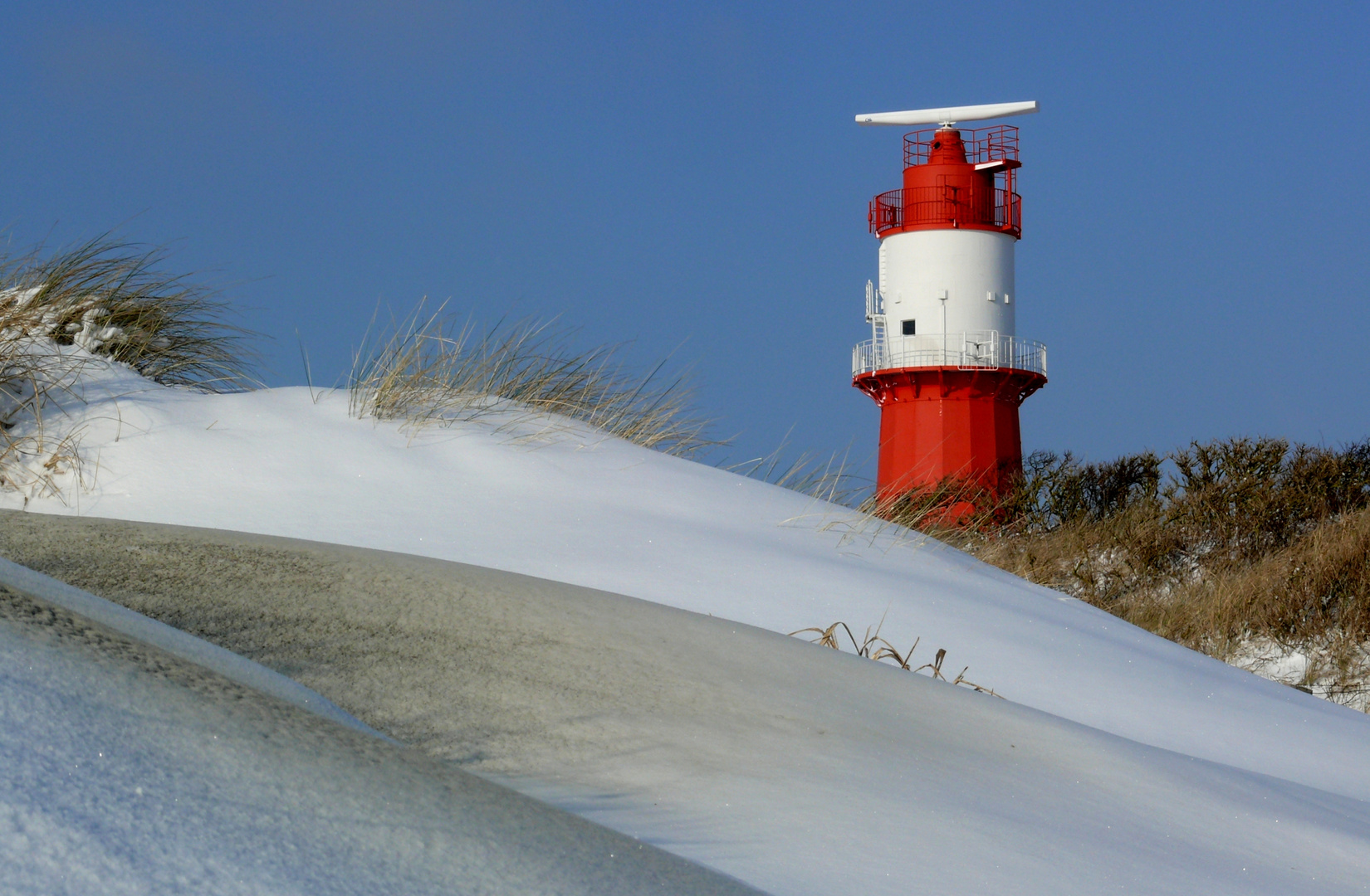 Borkum - Kleiner Leuchtturm am Südstrand