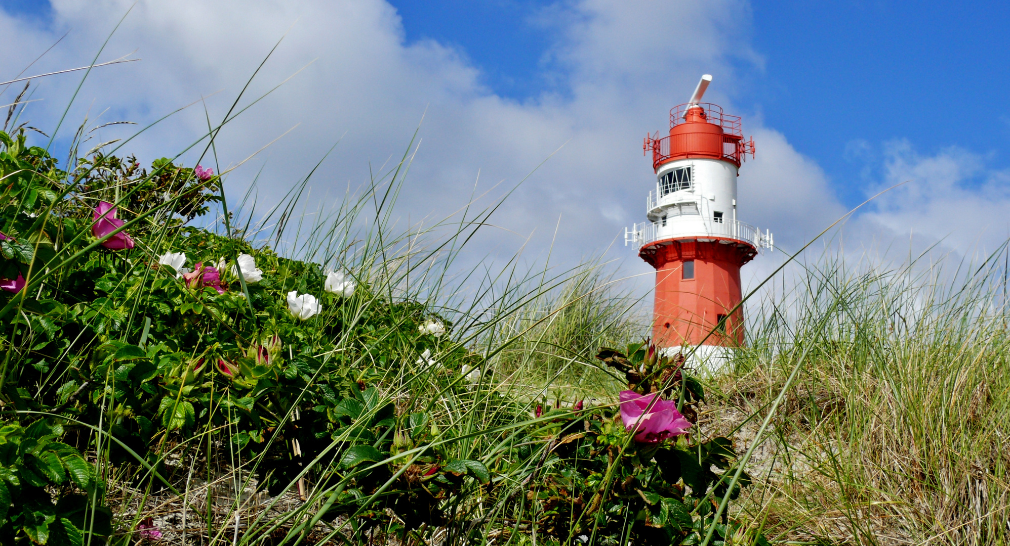 Borkum - Leuchtturm am Südstrand