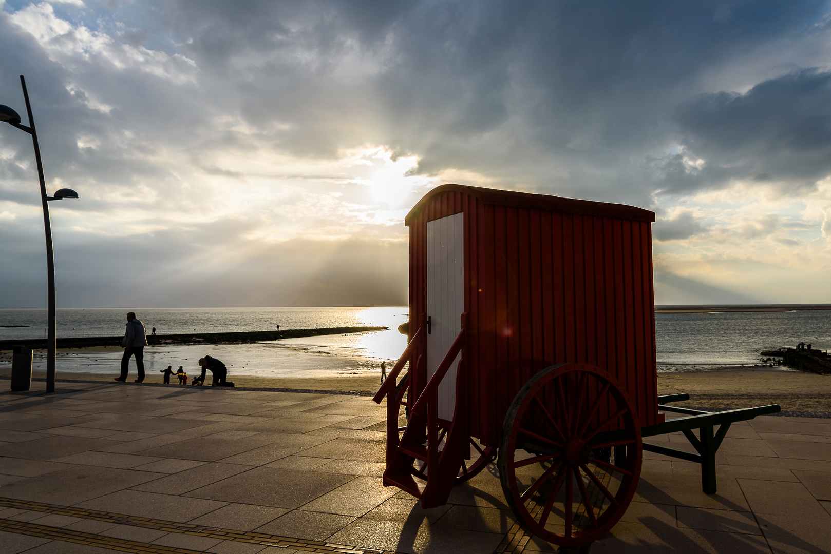 Borkum, mein erster Abend