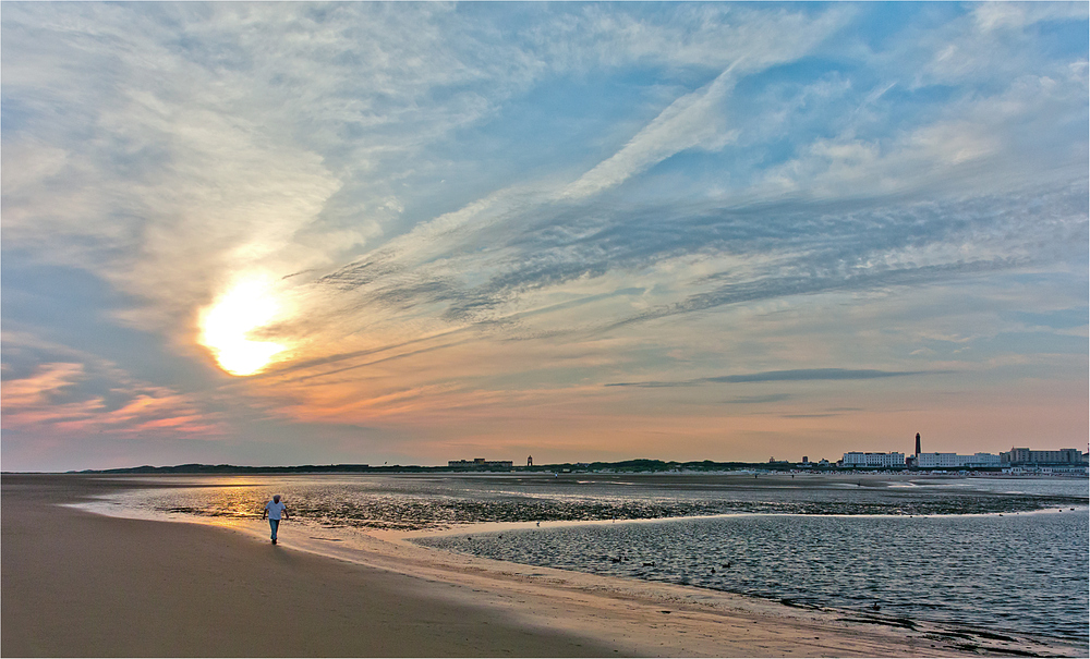 Borkum, Morgenspaziergang.