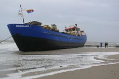 Borkum  /   " Nordland I" (1) gestrandet