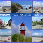 Borkum - Postkarte "BORKUM - Da fühle ich mich wohl"