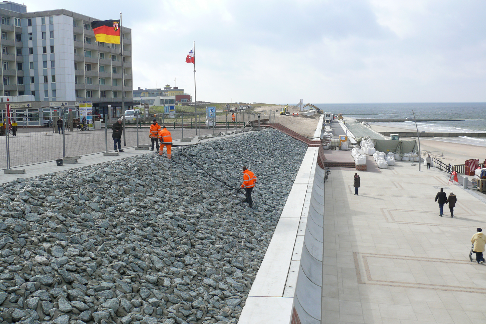 Borkum - Promenadensanierung / 1. Bauabschnitt fertiggestellt (4)