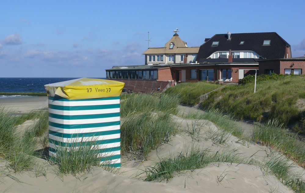 Borkum - Restaurant "Heimliche Liebe" am Südstrand