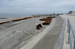 Borkum - Sandaufspülungen machen Insel sicherer