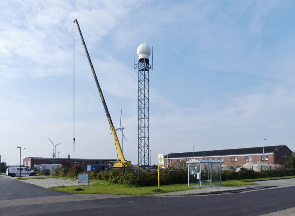 Borkum  -  Seit heute hat die Insel einen Turm mehr